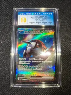 PERFECT CGC 10 Iron Treads ex SAR 103 sv1v Violet ex JAPANESE Pokemon Card psa - Image 3