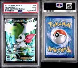 POKEMON PSA 9 SHAYMIN EX FULL ART 94/99 FUTURE DESTINIES ITALIAN 2012 POP 3!🌎 - Image 7