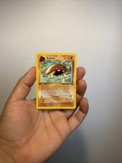 Kabuto 1st Edition 50/62 Fossil Set 1999 Pokemon Common Card - Image 1