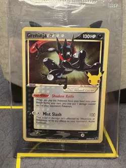 Pokemon Celebrations - Greninja Gold Star Promo (Sealed - NM/MINT) SWSH144 (4x) - Image 1