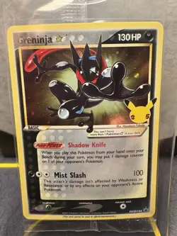 Pokemon Celebrations - Greninja Gold Star Promo (Sealed - NM/MINT) SWSH144 (4x) - Image 7