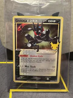 Pokemon Celebrations - Greninja Gold Star Promo (Sealed - NM/MINT) SWSH144 (4x) - Image 9