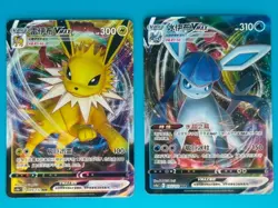 Pokemon - Jolteon 049/132 and Glaceon 0814/14 VMAX Lot (Chinese) *Near Mint - NM - Image 1