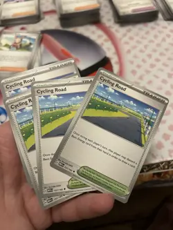 Cycling Road 157/165 Pokemon Card 151 Trainer Playset ×4 Scarlet & Violet - Image 1