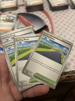 Cycling Road 157/165 Pokemon Card 151 Trainer Playset ×4 Scarlet & Violet - Image 2