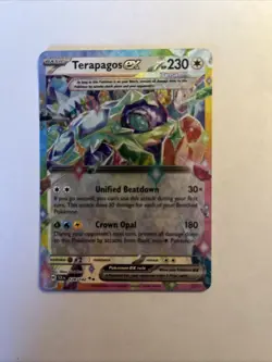 PokÃ©mon Card Terapagos EX 128/142 Stellar Crown - Image 1