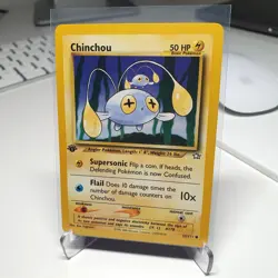 Pokemon card Chinchou 1st Edition 55/111 Neo Genesis Near Mint - Image 1