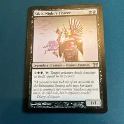 MTG Kiku Nightâ€™s Flower Champions Of Kamigawa UNPLAYED - Image 1