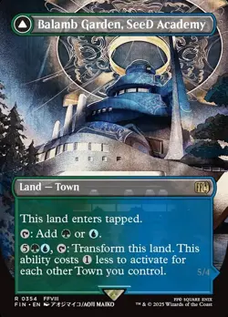 1x - Balamb Garden, SeeD Academy - (borderless) - Final Fantasy - NM MTG - Image 1