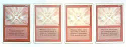 Magic the Gathering * MTG * 4x Mana Flare * 3xRevised/ 1x4th Edition * Ungraded - Image 1