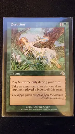 MTG - Seedtime - Judgment - Rare - NM - Magic the Gathering 130 - Image 1