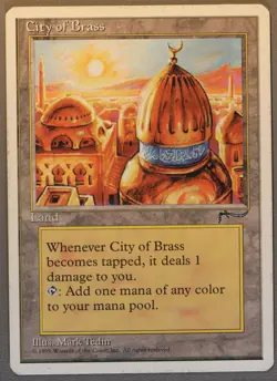 City of Brass - MTG - Chronicles - Magic: The Gathering - Image 1