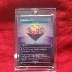 Chaos Emerald (7034) Purple - Foil Lotus Petal - Sonic Secret Lair - Magic MTG - Image 1