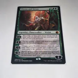 MTG Wrenn and Seven Innistrad: Midnight Hunt 208/277 Regular Mythic - Image 2