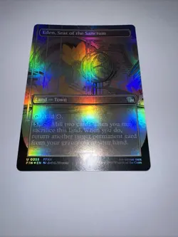 Eden, Seat of the Sanctum [New, Near Mint] Borderless *Foil* {Final Fantasy MTG} - Image 1