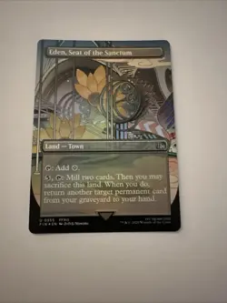 Eden, Seat of the Sanctum [New, Near Mint] Borderless *Foil* {Final Fantasy MTG} - Image 8