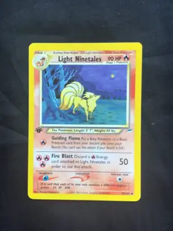 Pokemon Cards: Neo Destiny 1st Edition Uncommon: Light Ninetales 50/105 - Image 11