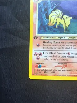 Pokemon Cards: Neo Destiny 1st Edition Uncommon: Light Ninetales 50/105 - Image 5