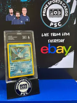 Articuno Fossil WOTC Pokemon Card Holographic  Graded Tag 6 - Image 2