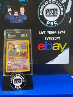 Mew Black Star Promo WOTC  Pokemon Card  Graded Tag 7 - Image 2