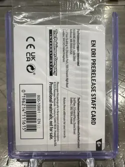 Pokémon TCG Destined Rivals Prerelease STAFF Promo (Set of 4) SEALED - Image 2