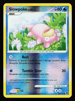Slowpoke 82/106 Reverse Holo Great Encounters Pokémon Card - Image 1