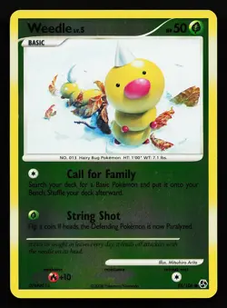 Weedle 93/106 Reverse Holo Great Encounters Pokémon Card - Image 3