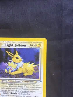 Pokemon Cards: Neo Destiny 1st Edition Uncommon: Light Jolteon 48/105 - Image 13