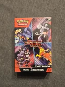 SEALED - Destined Rivals Booster Bundle Pokémon TCG Scarlet & Violet (6 Packs) - Image 1