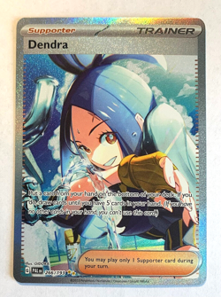Pokemon Paldea Evolved - DENDRA - SPECIAL ILLUSTRATION RARE - 266/193 - NM/M - Image 4