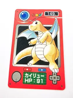 US SELLER - Dragonite No.149 Pokemon Zukan Pokedex mini card Pokémon Japanese - Image 1