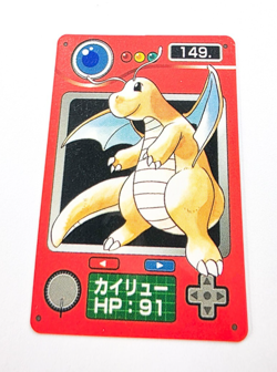 US SELLER - Dragonite No.149 Pokemon Zukan Pokedex mini card Pokémon Japanese - Image 3