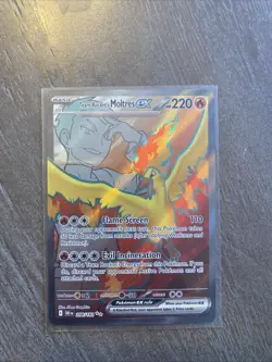 Pokémon TCG Team Rocket's Moltres ex 208/182 Sv10: Destined Rivals Holo MINT/NM - Image 3