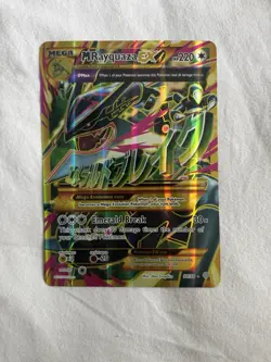 Pokemon JUMBO/Oversized Card Mega M Rayquaza EX Full Art XY 98/98 - Image 1