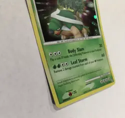 Pokémon TORTERRA 17/130 Holo Rare Diamond & Pearl Error LP HOLO BLEED Light Play - Image 6