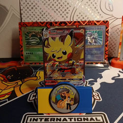 Goku Pikachu | Radiant Cosplay Pikachu Pokémon Cards | #2-7 | Read Description - Image 4