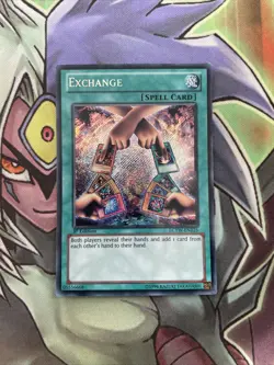 LCYW-EN125 Exchange Secret Rare 1st Edition NM Yugioh Card - Image 3