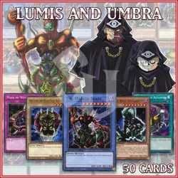 LUMIS AND UMBRA DECK 50 | Beast of Talwar Double Cyclone Brituality Senju YuGiOh - Image 1