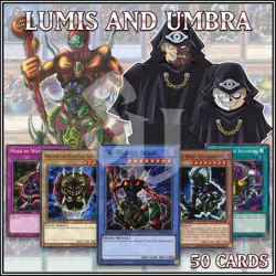 LUMIS AND UMBRA DECK 50 | Beast Talwar Theban Soul Demolition Senju YuGiOh - Image 2