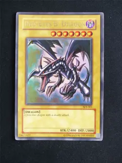 Red-Eyes B. Dragon SDJ Ultra rare - Yugioh Card #23J - Image 2