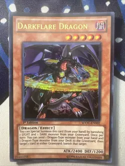 Darkflare Dragon SDDC-EN002 Dragons Collide 1st Edition - Image 4