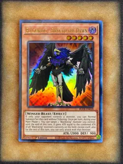 Yugioh Blackwing - Sirocco the Dawn BLCR-EN058 Ultra Rare 1st Ed NM - Image 2