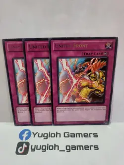 Yu-Gi-Oh United Front GENF X3 Rare Light Played - Image 1