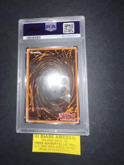 YU GI OH PSA 9 BLUE EYES WHITE DRAGON LDB-P001 1st EDITION PORTUGUESE 2002! - Image 8