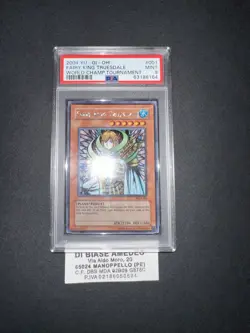 YU GI OH PSA 9 FAIRY KING TRUESDALE WC4-001 WORLD CHAMPIONS TOURNAMENT 2004 - Image 11