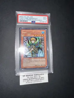 YU GI OH PSA 9 FAIRY KING TRUESDALE WC4-001 WORLD CHAMPIONS TOURNAMENT 2004 - Image 12