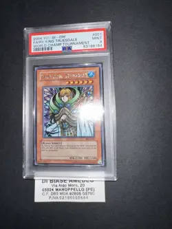 YU GI OH PSA 9 FAIRY KING TRUESDALE WC4-001 WORLD CHAMPIONS TOURNAMENT 2004 - Image 13