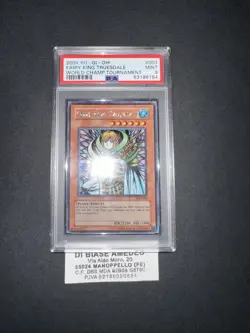 YU GI OH PSA 9 FAIRY KING TRUESDALE WC4-001 WORLD CHAMPIONS TOURNAMENT 2004 - Image 2