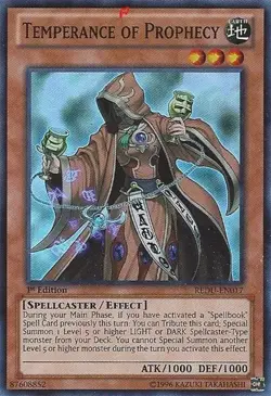 Yugioh! HP Temperance of Prophecy - REDU-EN017 - Super Rare - 1st Edition Heavil - Image 1