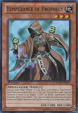 Yugioh! HP Temperance of Prophecy - REDU-EN017 - Super Rare - 1st Edition Heavil - Image 2